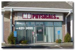 MD Physicals store-front
